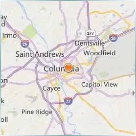Allen University Location Map Allen University Location Map