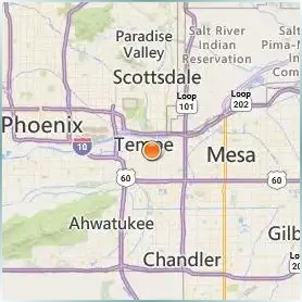 Arizona State University Tempe Location Map Arizona State University Tempe Location Map