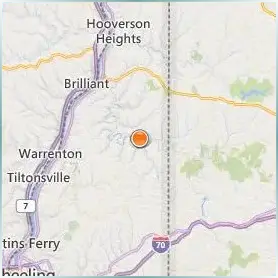 Bethany College Location Map Bethany College Location Map
