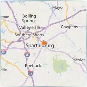 Converse University Location Map Converse University Location Map