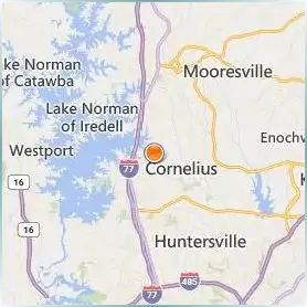 Davidson College Location Map