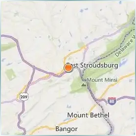 East Stroudsburg University of Pennsylvania Location Map East Stroudsburg University of Pennsylvania Location Map