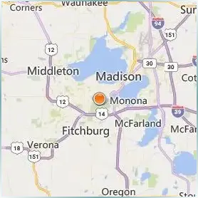 Edgewood College Location Map