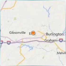Elon University Location Map Elon University Location Map