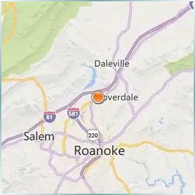 Hollins University Location Map Hollins University Location Map