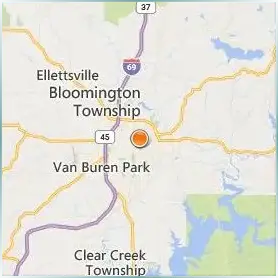 Indiana University Bloomington Location Map Indiana University Bloomington Location Map