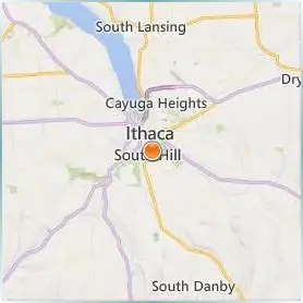 Ithaca College Location Map Ithaca College Location Map