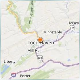 Lock Haven University Location Map Lock Haven University Location Map