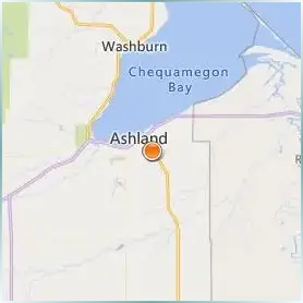 Northland College Location Map