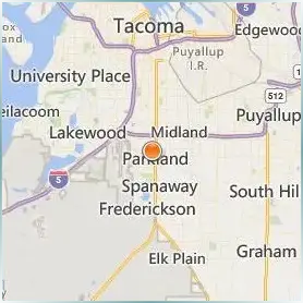 Pacific Lutheran University Location Map