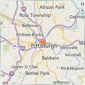 Point Park University Location Map
