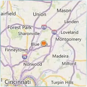 University of Cincinnati Blue Ash College Location Map University of Cincinnati Blue Ash College Location Map