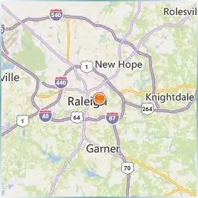 Saint Augustine's University Location Map