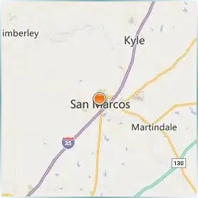 Texas State University Location Map Texas State University Location Map