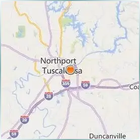 The University of Alabama Location Map The University of Alabama Location Map
