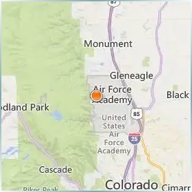 United States Air Force Academy Location Map United States Air Force Academy Location Map