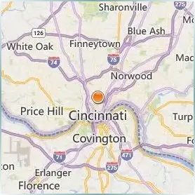 University of Cincinnati Location Map University of Cincinnati Location Map