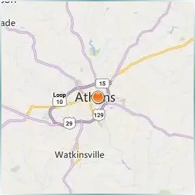 University of Georgia Location Map University of Georgia Location Map
