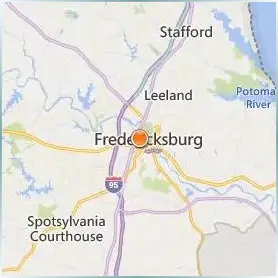 University of Mary Washington Location Map University of Mary Washington Location Map