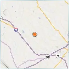 University of North Carolina at Pembroke Location Map