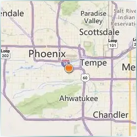 University of Phoenix Arizona Location Map