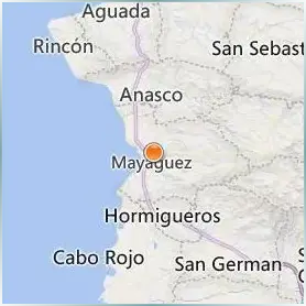 University of Puerto Rico Mayaguez Location Map
