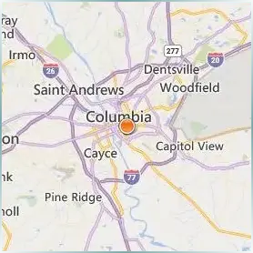University of South Carolina Columbia Location Map University of South Carolina Columbia Location Map