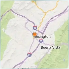 Washington and Lee University Location Map Washington and Lee University Location Map
