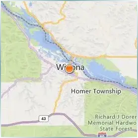 Winona State University Location Map Winona State University Location Map